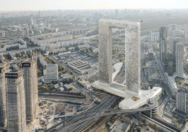 Multifunctional complex of the Fili Transport Hub, competition proposal