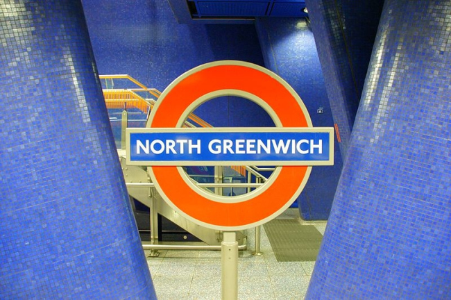 Станция метро North Greenwich. Фото: Chris Sampson via Wikimedia Commons. Лицензия CC-BY-2.0