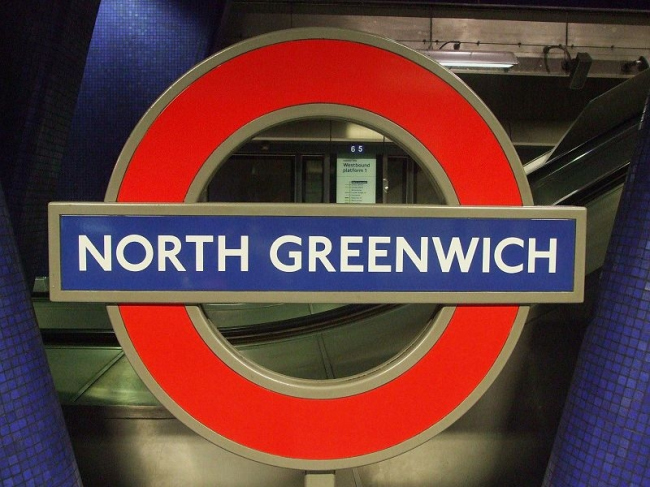 Станция метро North Greenwich. Фото: Sunil060902 via Wikimedia Commons. Лицензия GNU Free Documentation License, Version 1.2