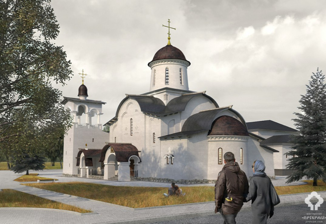  The church in honor of the Annunciation of the Blessed Virgin Mary in the village of Gabievsky . PROKHRAM