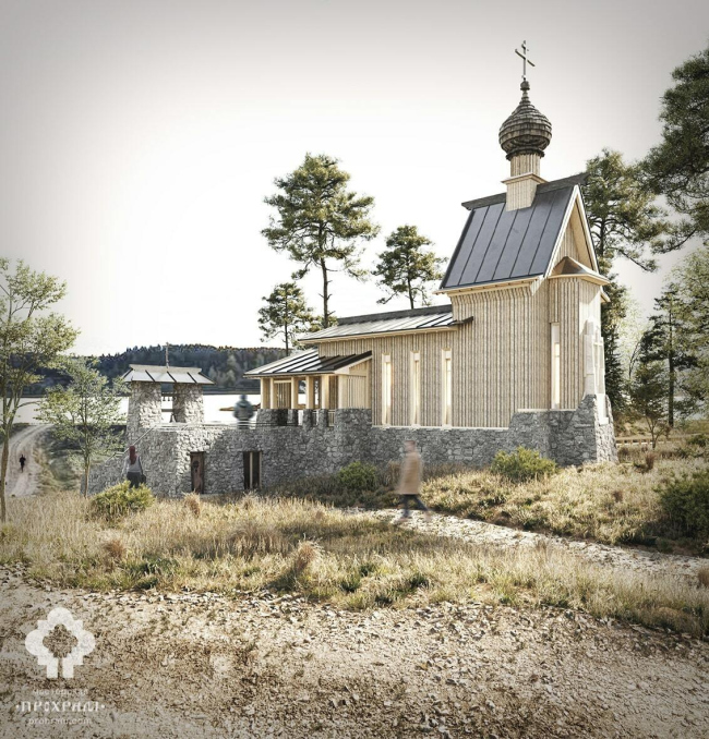  A temple in Karelia . PROKHRAM