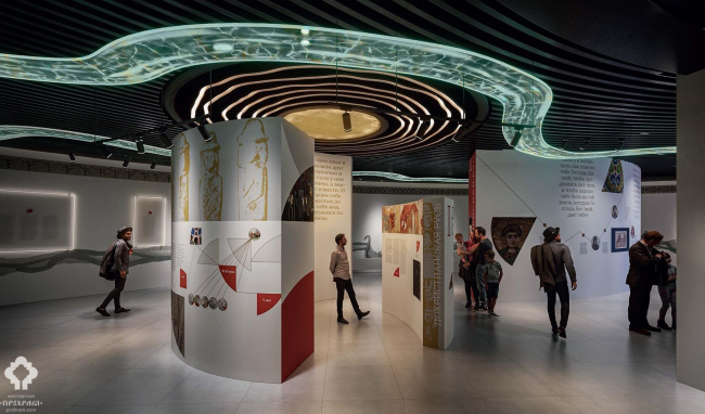 Project of an exhibition  Russian Logos  in the Tower center. PROKHRAM