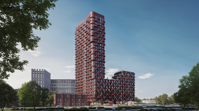 Residential complex Waiver in Yekaterinburg. Overview, afternoon