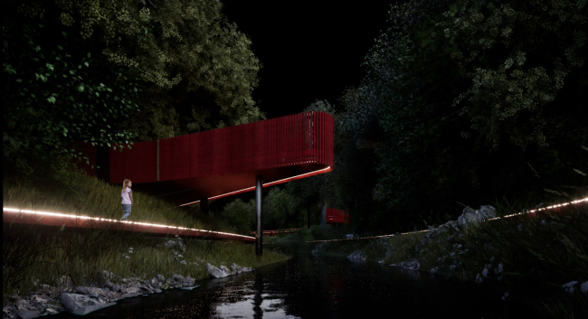 The riverbank improvement