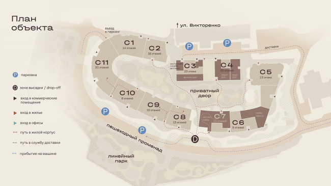 The premium residential complex MASTERS