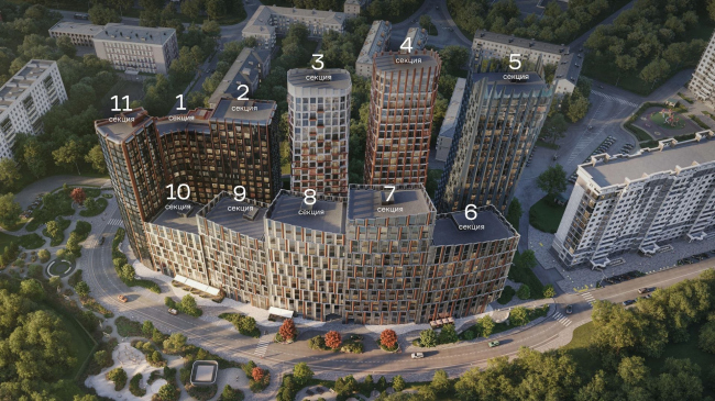 The premium residential complex MASTERS