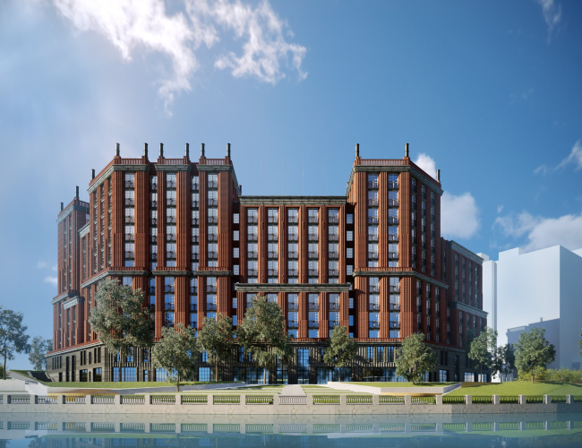 Design variant for the building on Magnitogorskaya Street