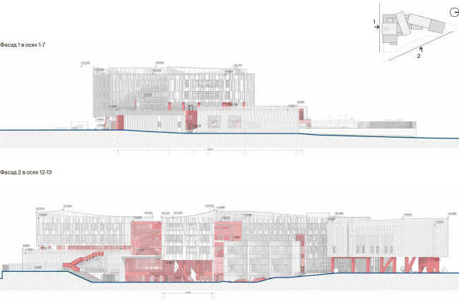 The school facility for 1100 students