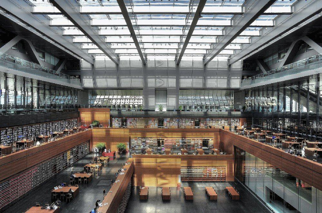 Национальная библиотека Китая – новый корпус © Hans Schlupp