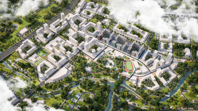 Desnarechye residential area. Stage 1 � Park
