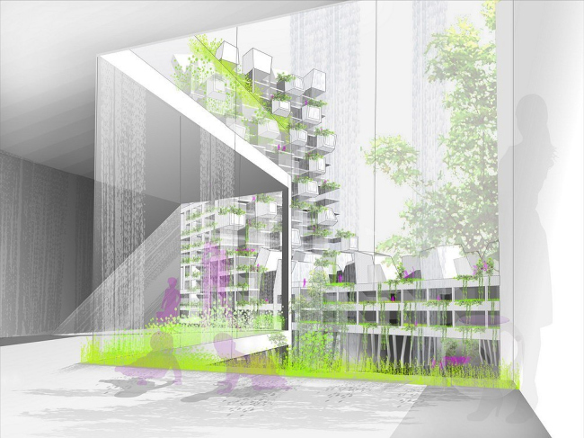 Многофункциональный жилой комплекс в Калуге. Автор - Сергей Переслегин. Группа Михаэля Айхнера Многофункциональный жилой комплекс в Калуге. Автор - Сергей Переслегин. Группа Михаэля Айхнера