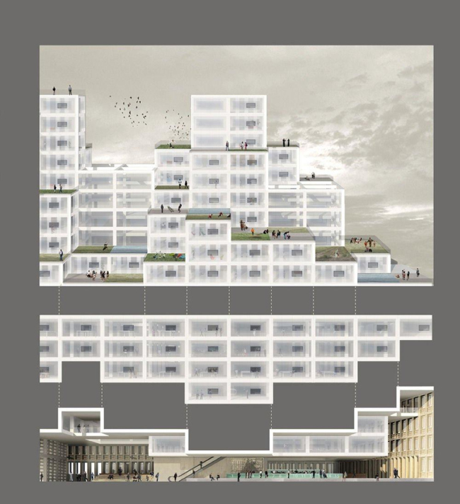 Стадсконтор – новое здание ратуши Роттердама © OMA