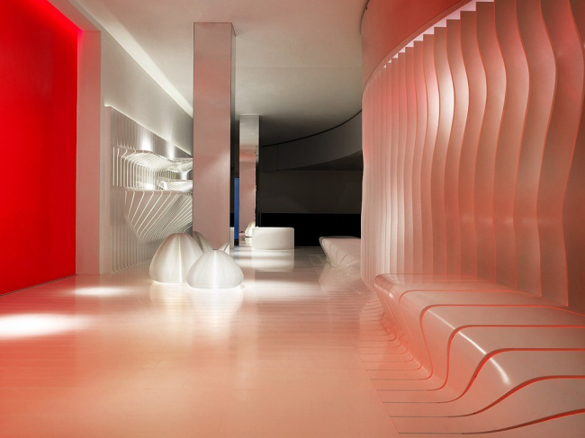     “Interior” ()  - "Corian Super-Surfaces  DuPont  , .   Amanda Levete Architects", . : 
Leo Torri