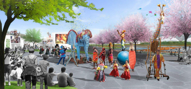 Большой парк Сеула - реконструкция