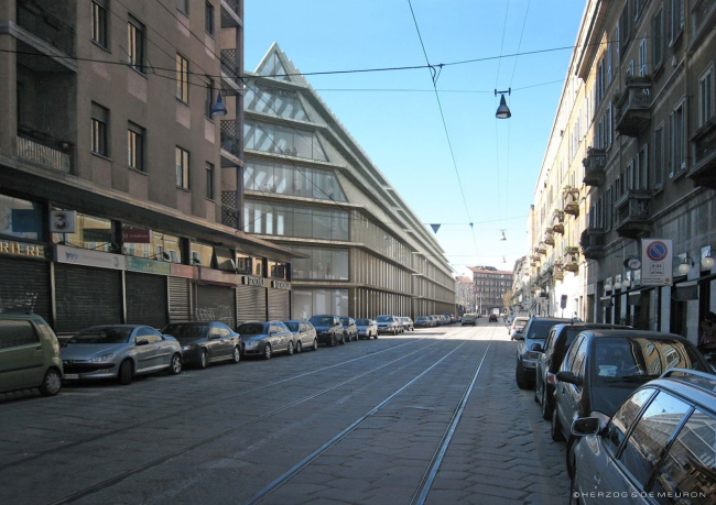 ������������� �����-������ � ������ ����� Feltrinelli � Herzog & de Meuron