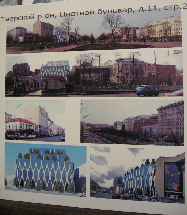 Культурно-развлекательный комплекс на Цветном бульваре, д.11, стр. 2, АМ «Дмитрий Пшеничников и партнеры". Варианты фасадов Культурно-развлекательный комплекс на Цветном бульваре, д.11, стр. 2, АМ «Дмитрий Пшеничников и партнеры". Варианты фасадов