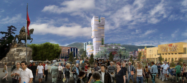  Eyes of Tirana  Henning Larsen Architects