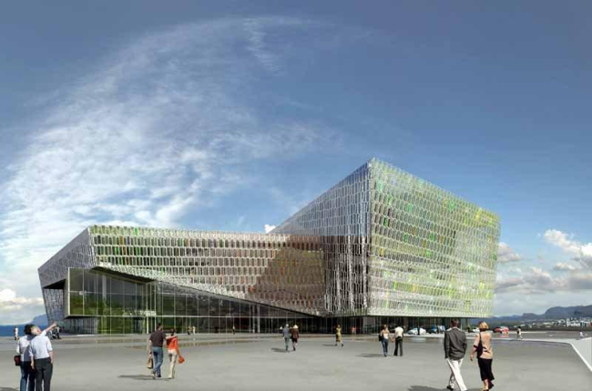 Конгресс-центр и концертный зал Harpa. Проект 2007 года © Henning Larsen Architects