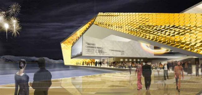 Конгресс-центр и концертный зал Harpa. Проект 2007 года © Henning Larsen Architects