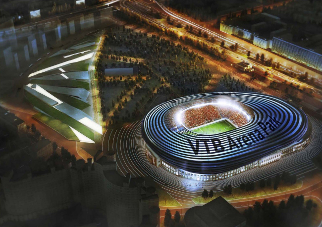 ВТБ Арена парк. Проект реконструкции стадиона «Динамо» © ABD Architects и Perkins Eastman International ВТБ Арена парк. Проект реконструкции стадиона «Динамо» © ABD Architects и Perkins Eastman International