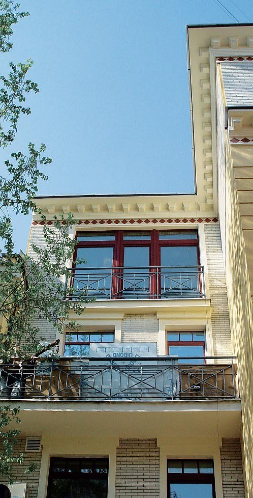 Жилой дом на Б. Ордынке. Реализация, 2002 © Архитектурная мастерская Павла Андреева