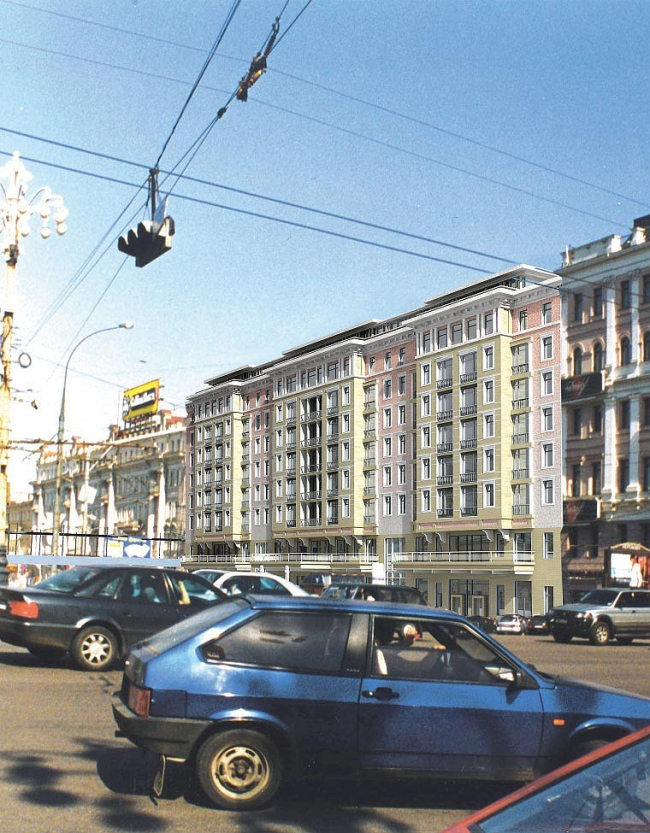 Отель Standart на Пушкинской площади, проект, варианты 2011