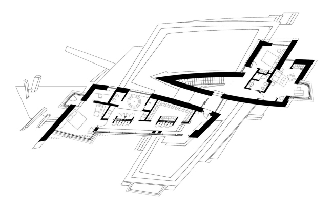 Индивидуальный жилой дом с комплексом строений «Николина Гора». Реализация, 2006 © Архитектурное бюро «Тотемент/Пейпер»