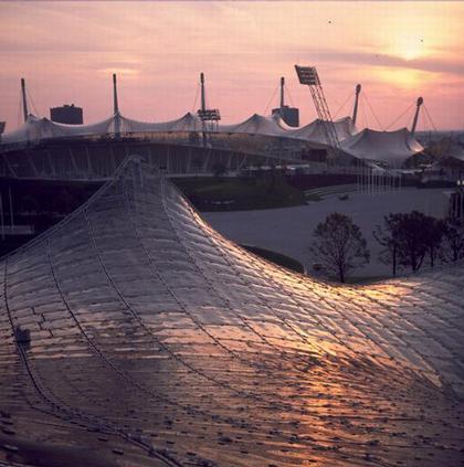 Фрай Отто. Перекрытия олимпийских спортивных сооружений для Игр в Мюнхене 1972 года