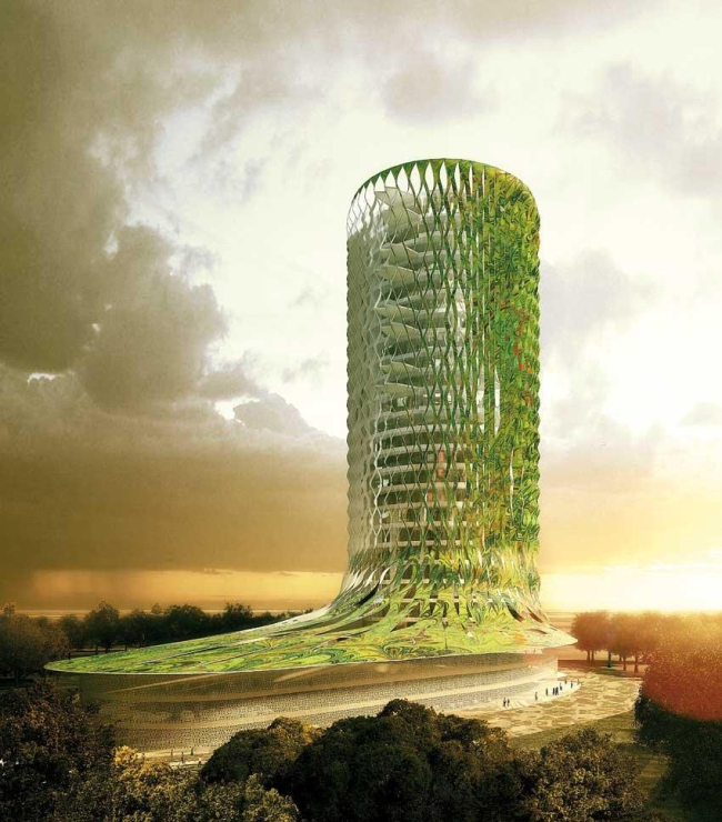 �������� Tena Tower � Tena Lakes � Manuelle Gautrand Architecture � � Luxigon