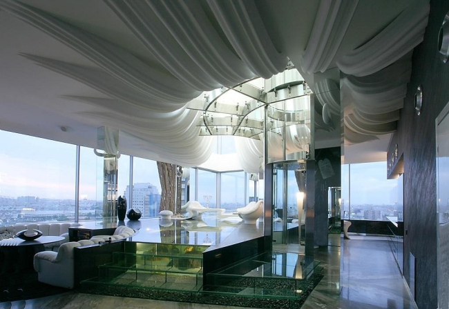 Penthouse on the Shabolovka Street. Implementation, 2007 � Sergey Estrin Architects