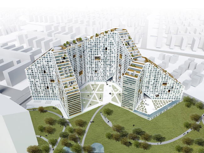   Amanora Apartment City - Future Towers. 1-    MVRDV