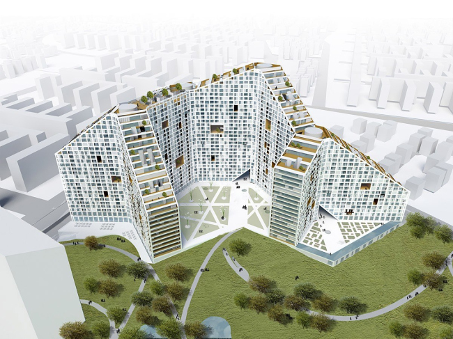 ����� ������ Amanora Apartment City - Future Towers. 1-� ������� ������� � MVRDV