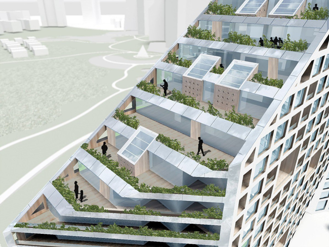 ����� ������ Amanora Apartment City - Future Towers � MVRDV