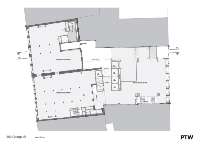 �������� 383 George Street. 4-� ���� � PTW Architects