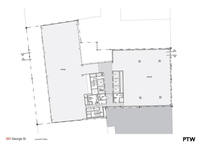 �������� 383 George Street. ���� �������� ����� �������� ������� � PTW Architects