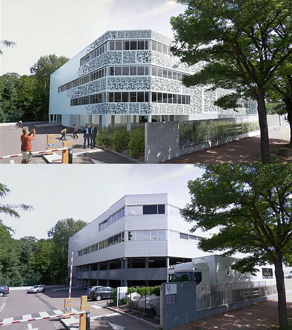 Колл-центр компании Teletech © MVRDV. Вид после и до реконструкции
