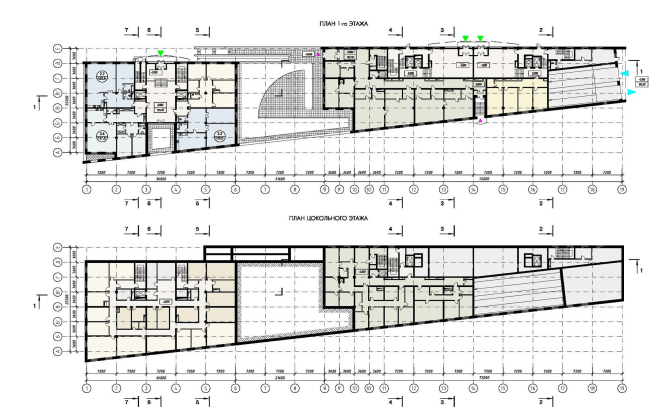  Архитектурная концепция жилого комплекса на Болотной набережной