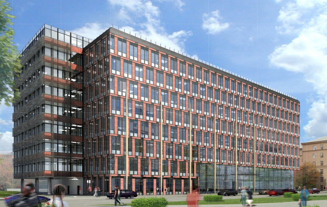 Бизнес-центр Marr Plaza, ул. Сергея Макеева. 2008