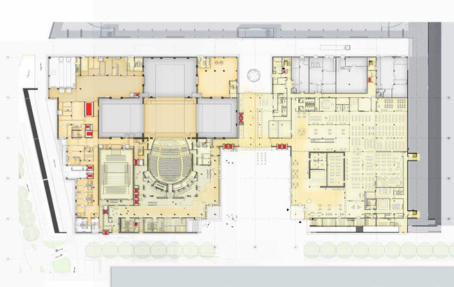 Культурный центр Фонда Ставроса Ниархоса. Окончательный проект © Renzo Piano Building Workshop