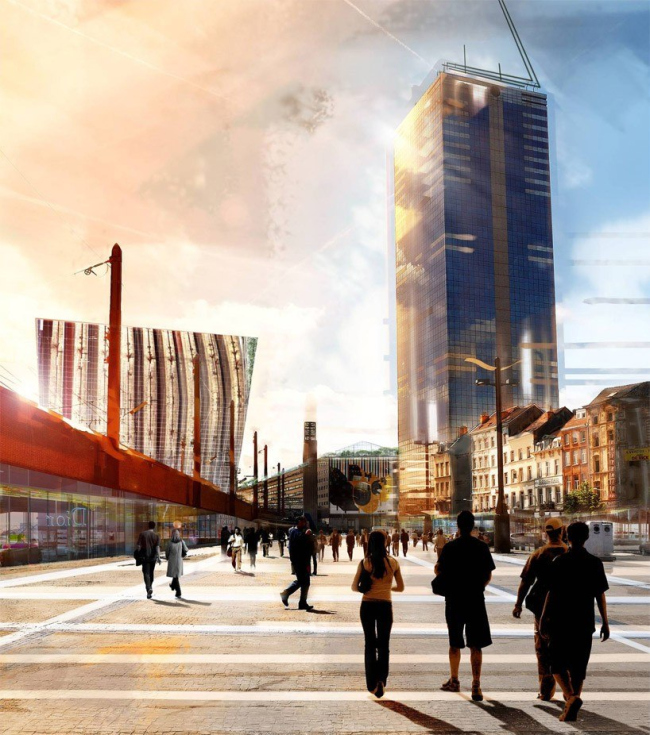 Южный вокзал - реконструкция © Ateliers Jean Nouvel Южный вокзал - реконструкция © Ateliers Jean Nouvel