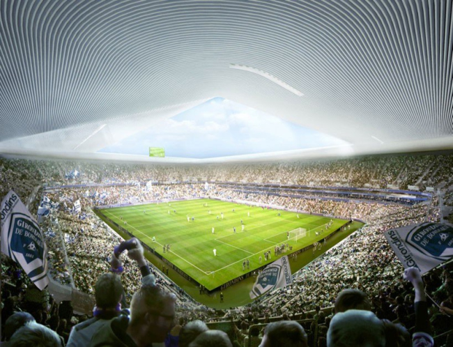 Большой стадион Бордо © Herzog & de Meuron