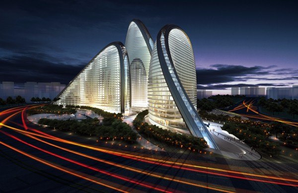 Комплекс “Ванцзин Soho” © Zaha Hadid Architects