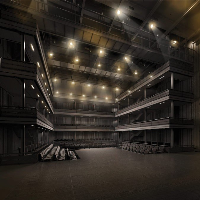 «Театр для новых зрителей». Окончательный вариант проекта © H3 Hardy Collaboration Architecture