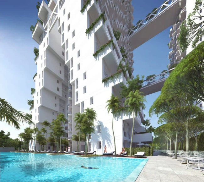 ����� �������� Bishan Central � Safdie Architects