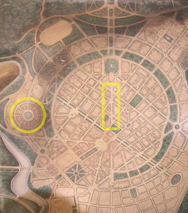 �������� �������� (� ������) � ���� (�����) �� ����������� ����� ������� (���. �. �������, 1924). ��������: ����� ������� �������