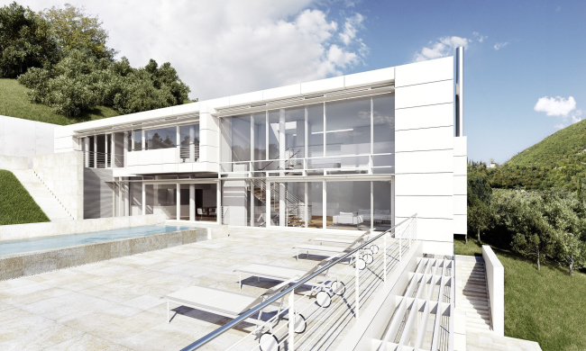 �������� Villa Eden Gardone. Villa.Richard Meier �Richard Meier