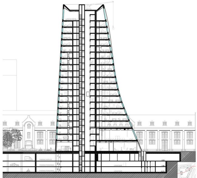 ����� ����� Charleroi Danses � ��������� ������� � Ateliers Jean Nouvel + MDW Architecture