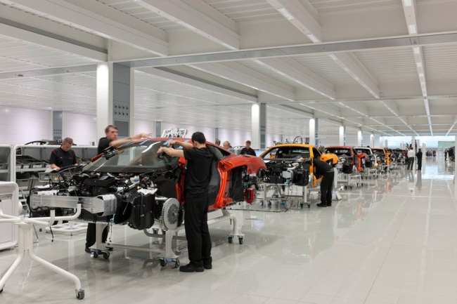 Производственный центр McLaren. Фото © Nigel Young - Foster + Partners