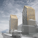 Contest project of de luxe high-rise building in Pyatigorsk, Pyatigorsk
